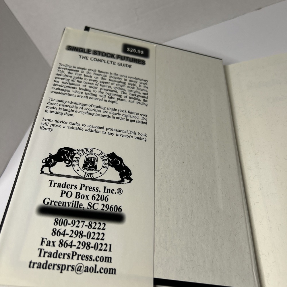 The Complete Guide to Single Stock Futures Greenberg RARE - Picture 3 of 10